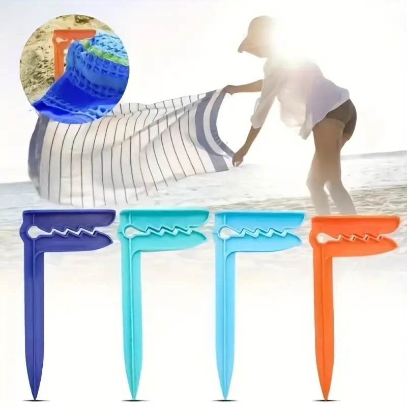 Outdoor Camping Rug - 야외 비치 타월 홀더 비치 매트