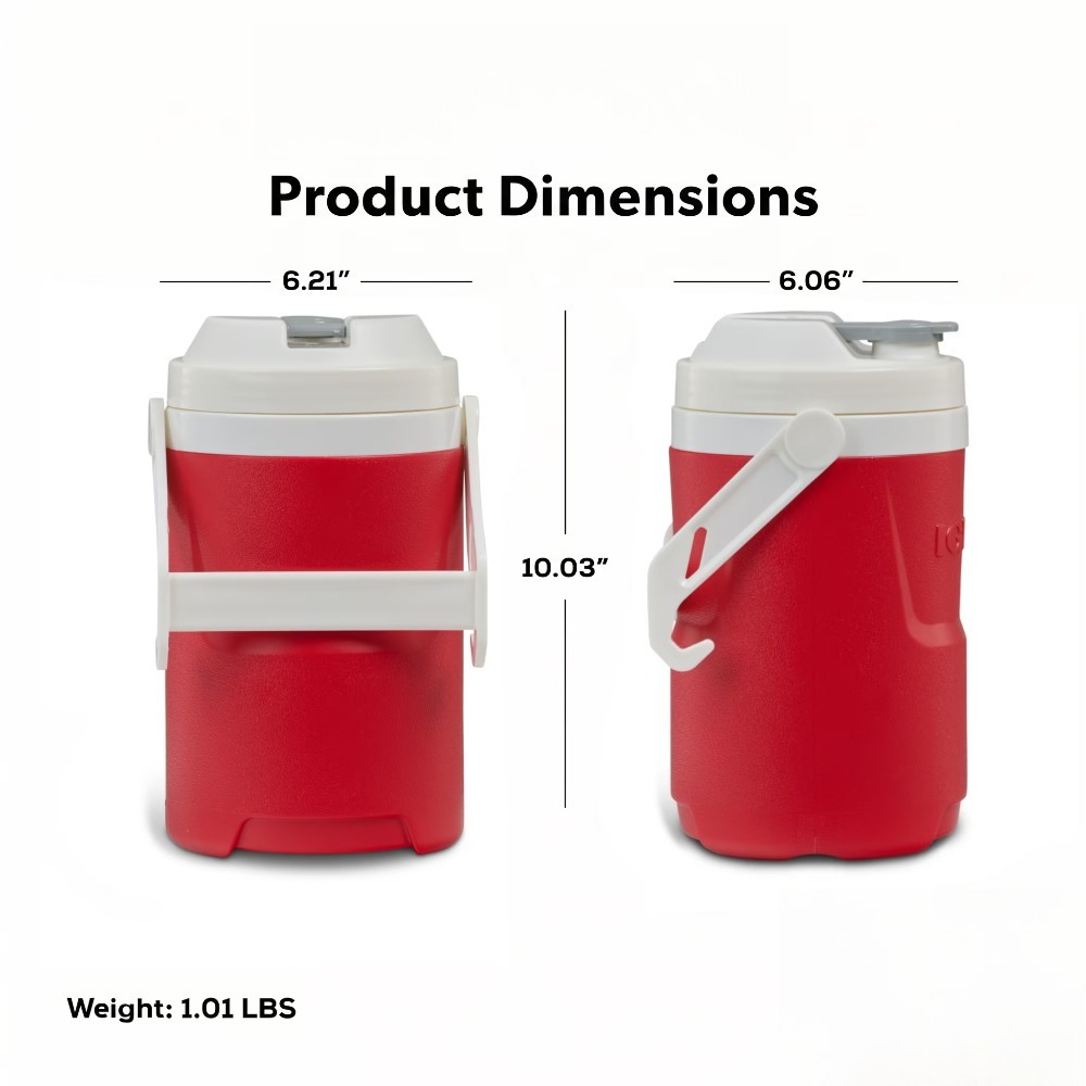 Outdoor Camping Water Jug - 스포츠 물병 1.2갤런 손잡이가 있는 주전자