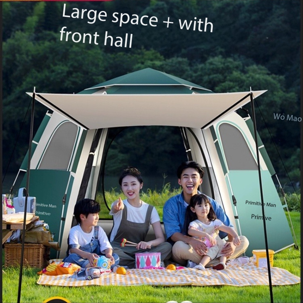 Outdoor Camping Automatic Quick Opening Tent - 캠핑용품 땡처리 6-8인용 캠핑 장비 텐트