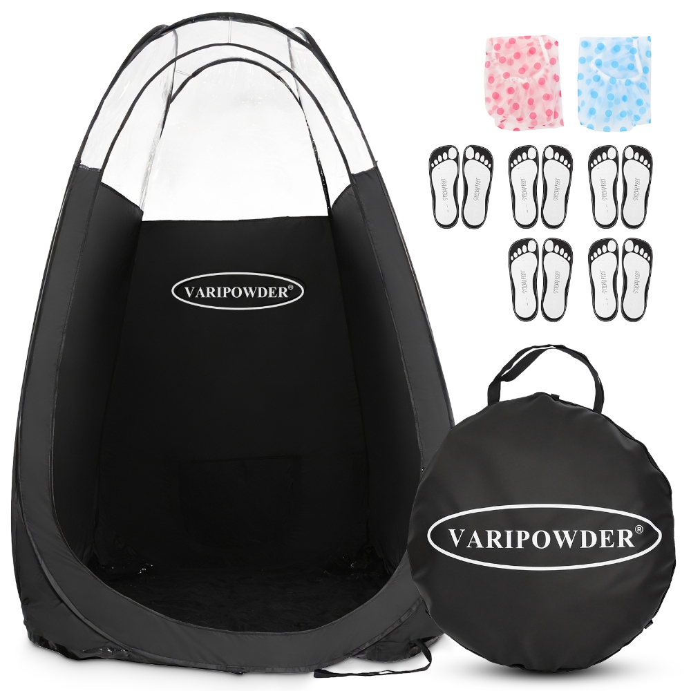 Outdoor Camping Automatic Quick Opening Tent - 블랙 스프레이 태닝 텐트 휴대용 야외