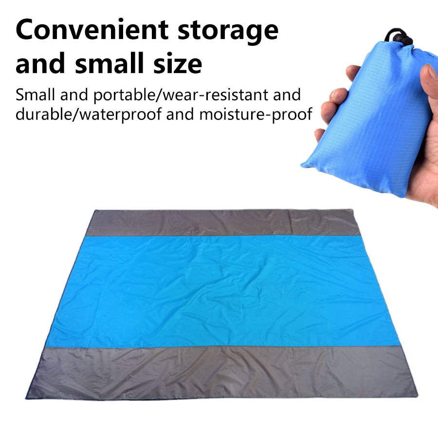 Outdoor Camping Rug Waterproof - 200x210cm 휴대용 비치 매트 모래 방지