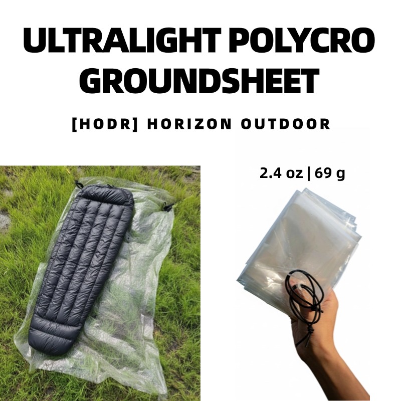Outdoor Camping Rug Waterproof - [HODR GEAR]초경량 폴리크로 그라운드시트 69g —