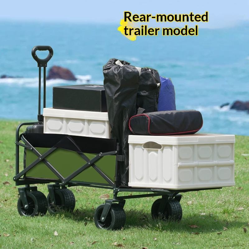 Outdoor Camping Trolley - 공장 직판 4륜 플랫폼 캠핑 유틸리티