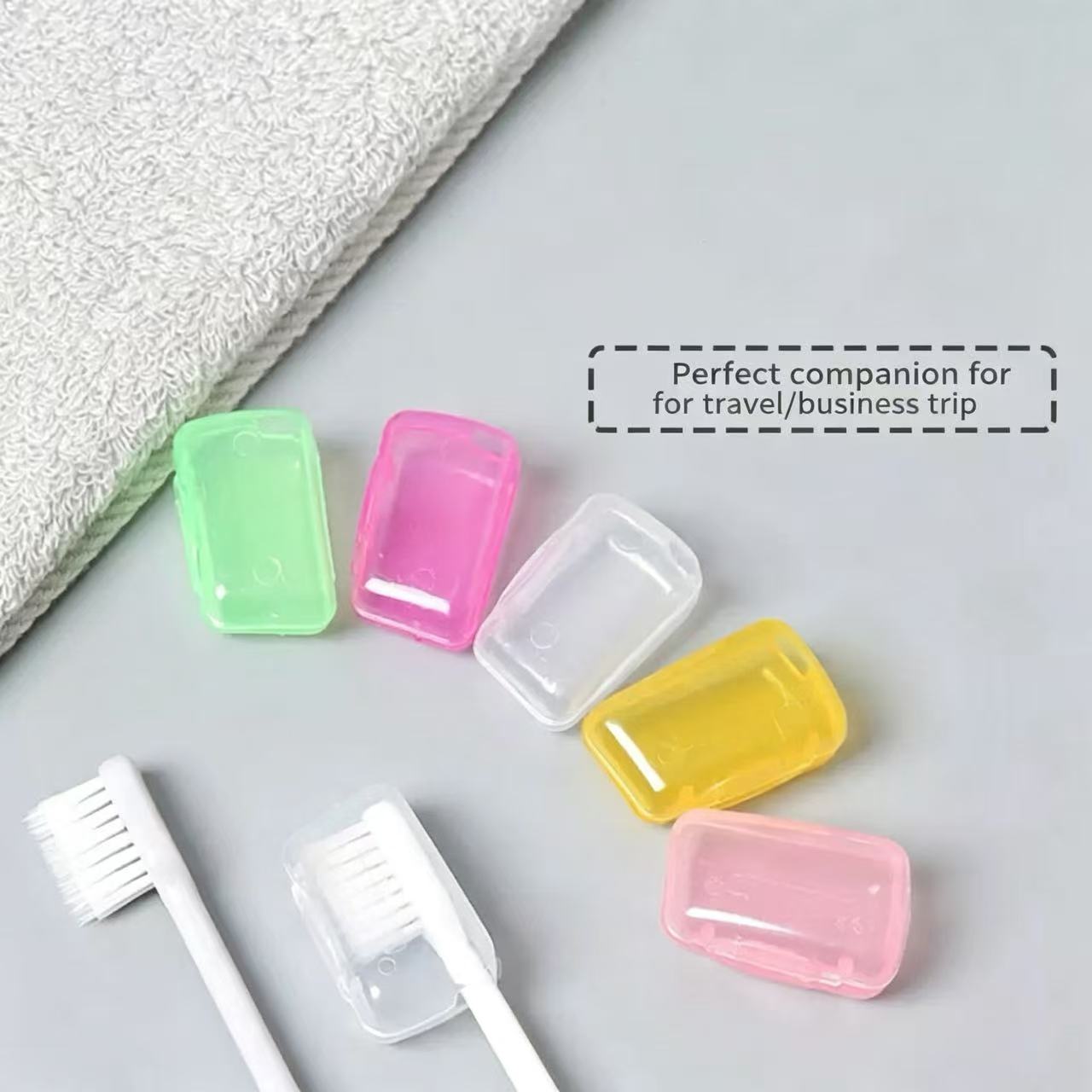 Outdoor Camping Bathroom - 5pcs 휴대용 칫솔 헤드 커버 여행용