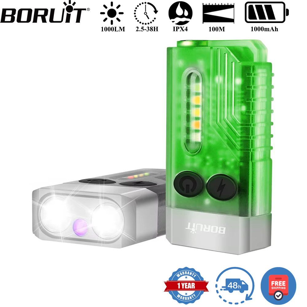 Outdoor Camping Adventure - BORUiT V10 키체인 UV LED EDC