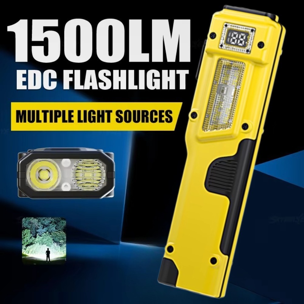 Outdoor Camping Adventure - 초박형 EDC 충전식 LED 손전등 배터리