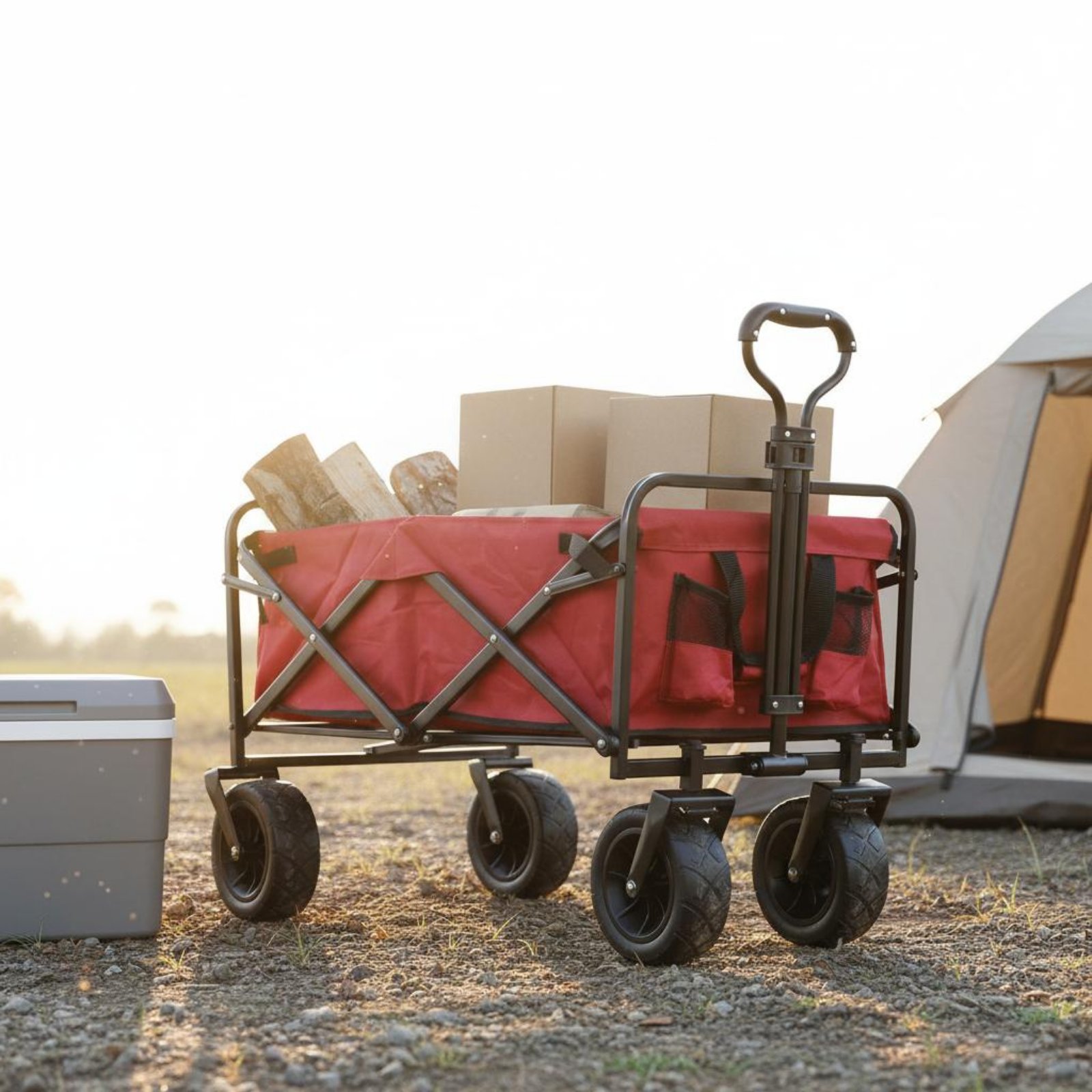 Outdoor Camping Trolley - 접이식 웨건 접이식 캠핑 트롤리 접이식