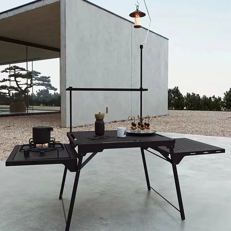 Outdoor Camping Warehouse - 뉴SM-IGTN 알루미늄 휴대용 캠핑 키친 테이블