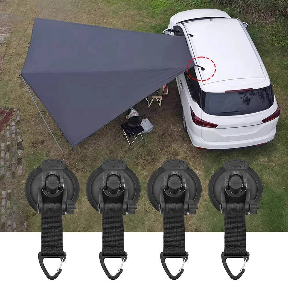 Outdoor Camping Van Tent - 2/4개 자동차 텐트 흡착컵 버클 사이드