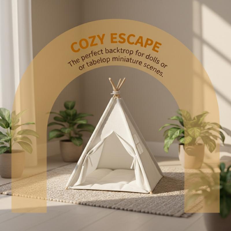 Outdoor Camping Gazebo - [JN] 1:12 스케일 캠핑 텐트 모형