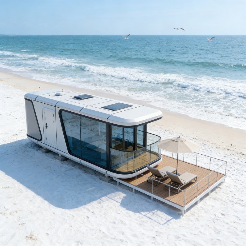 Outdoor Camping House - 현대식 40피트 20피트 스틸 스페이스 캡슐