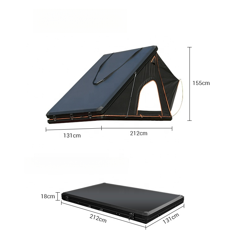 하드카 루프탑 텐트 2인용 3000mm 방수 자동 퀵  - Outdoor Camping Automatic Quick Opening Tent 리뷰 및 가격