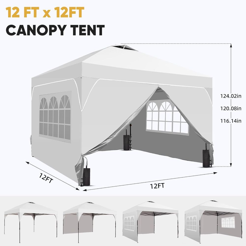 1212T 원터치 설치 텐트, 4면 벽으로 설치가 간편 - Outdoor Camping Gazebo 리뷰 및 가격