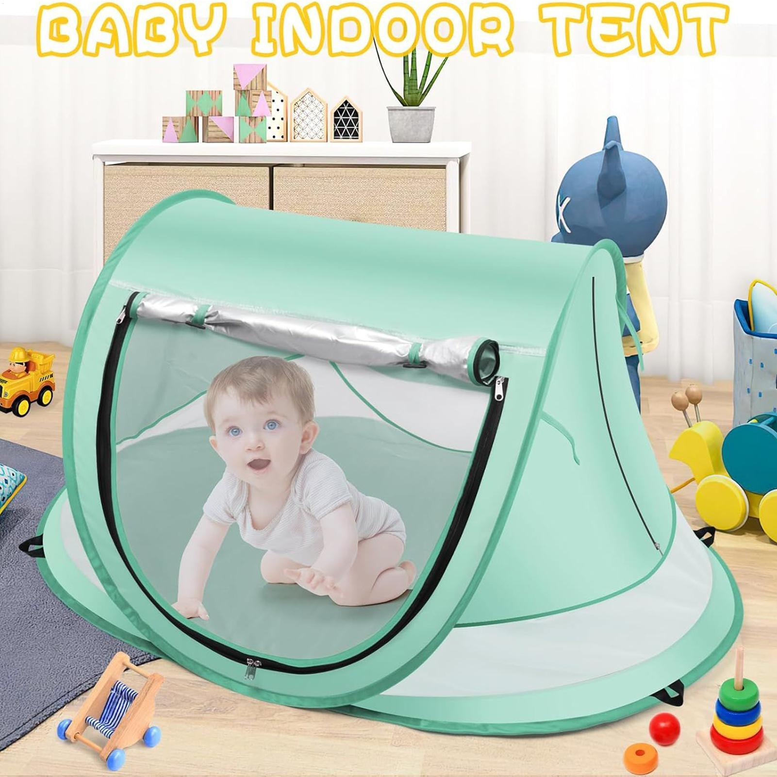 유아용 해변 텐트, 야외 아기 그늘막, 자외선 차단 접 - Outdoor Camping Automatic Quick Opening Tent 리뷰 및 가격