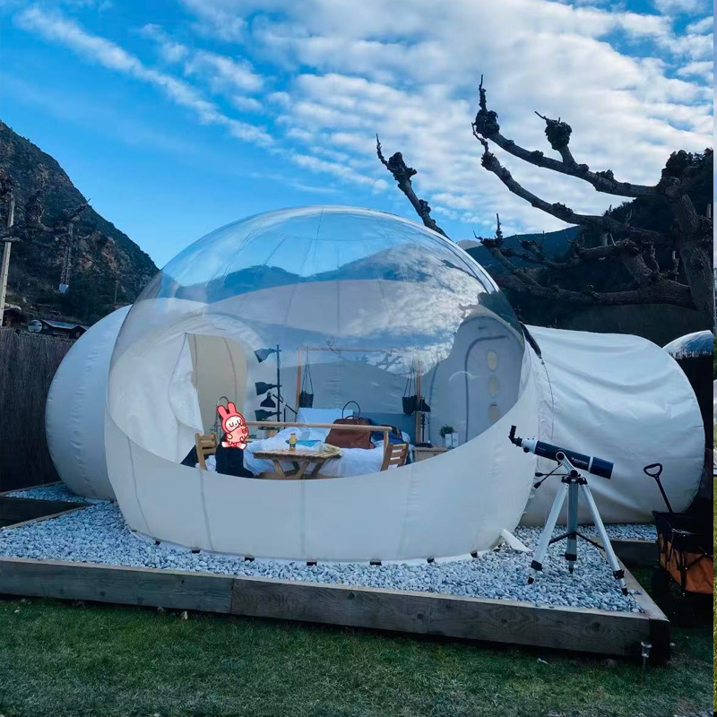 야외 레스토랑 투명 텐트 캠프 버블 하우스 별빛 하늘  - Outdoor Camping Exhibition 리뷰 및 가격