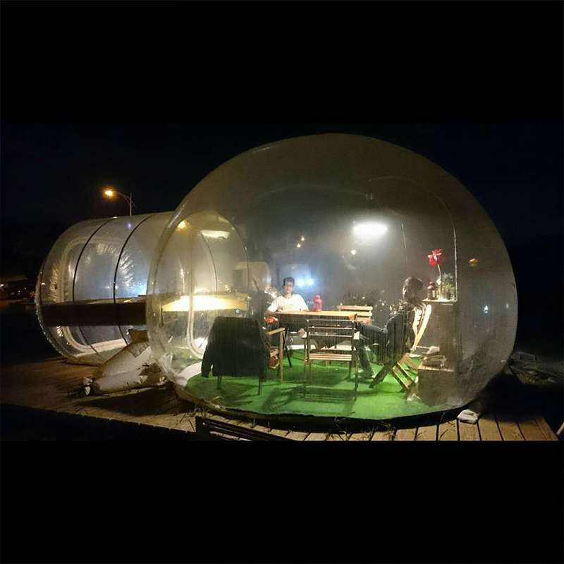 야외 레스토랑 투명 텐트 캠프 버블 하우스 별빛 하늘  - Outdoor Camping Exhibition 리뷰 및 가격