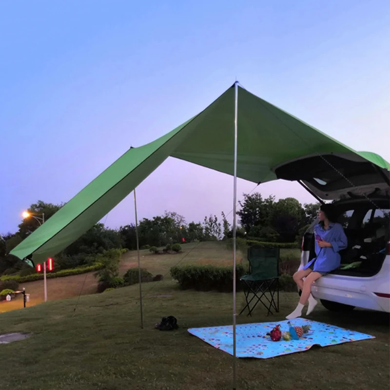 차량용 자외선 차단 측면 차양막 박쥐 모양 코팅 방수포 - Outdoor Camping Van Tent 리뷰 및 가격
