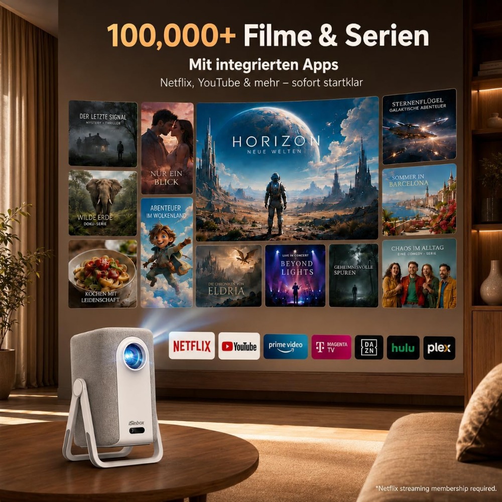 4K 초단초점 프로젝터, 자동 초점, 40W 돌비, H - Outdoor Camping Movies 리뷰 및 가격