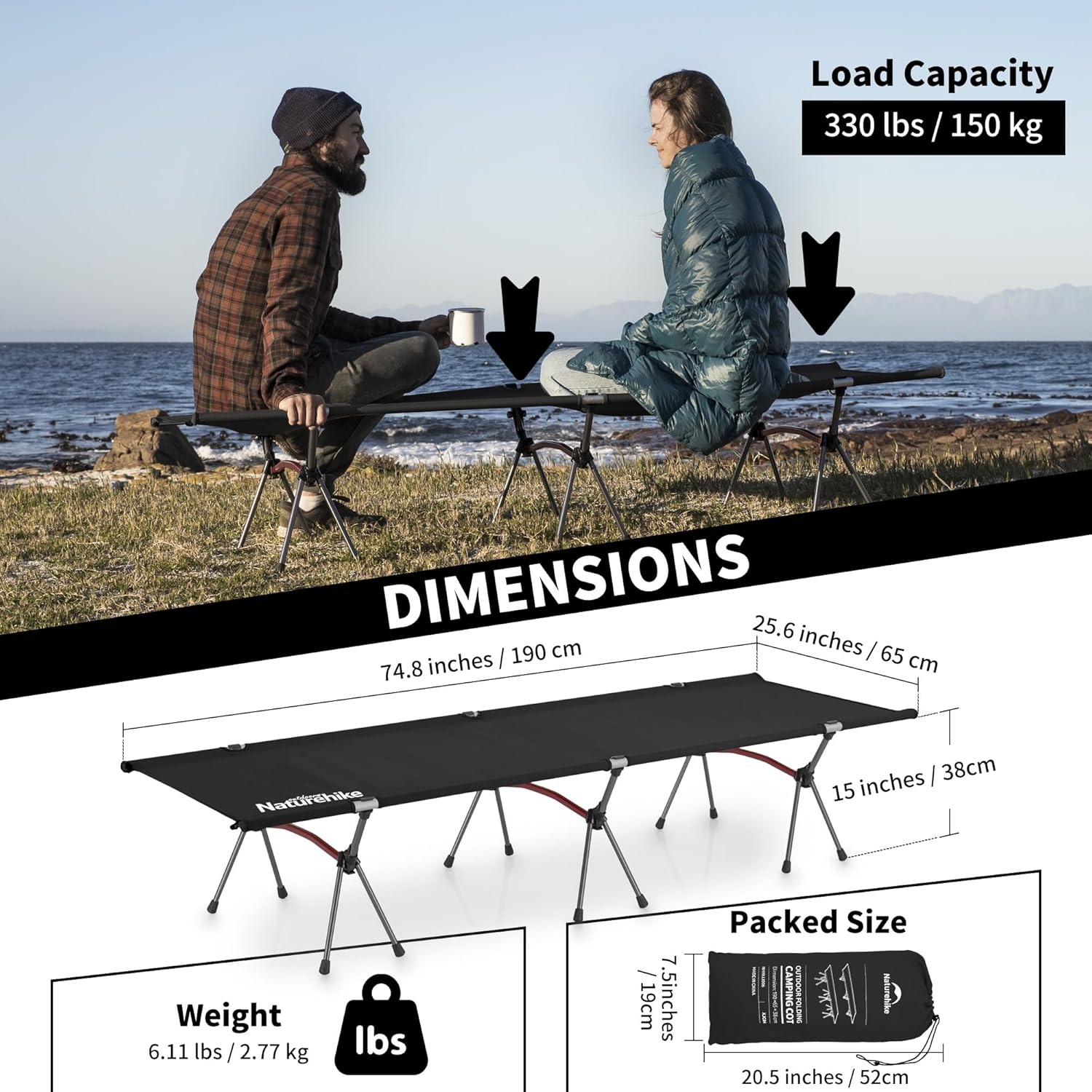 네이처하이크 접이식 캠핑 코트 높이 조절 가능 초경량  - Outdoor Camping Gazebo 리뷰 및 가격