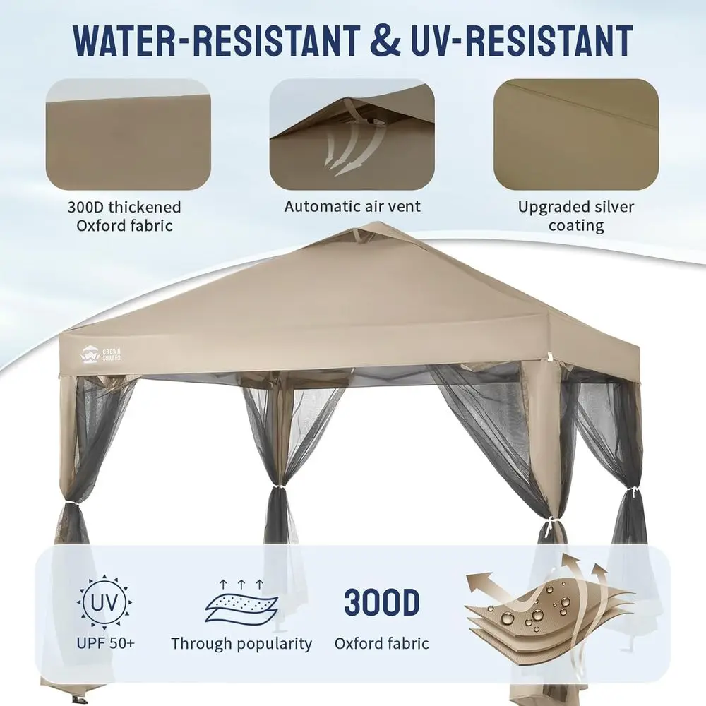 10x10 모기장 가제보 (4개 로프, 8개 말뚝, 모 - Outdoor Camping Gazebo 리뷰 및 가격