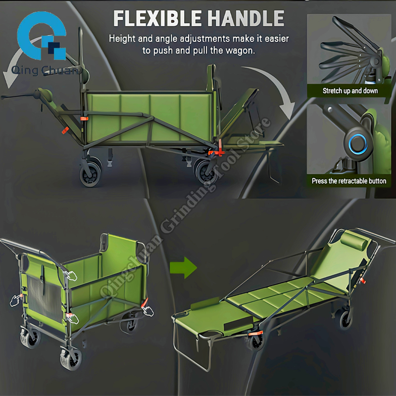 캠핑 트롤리 다기능 야외 대형 비치 가든 핸드 트레일러 - Outdoor Camping Trolley 리뷰 및 가격