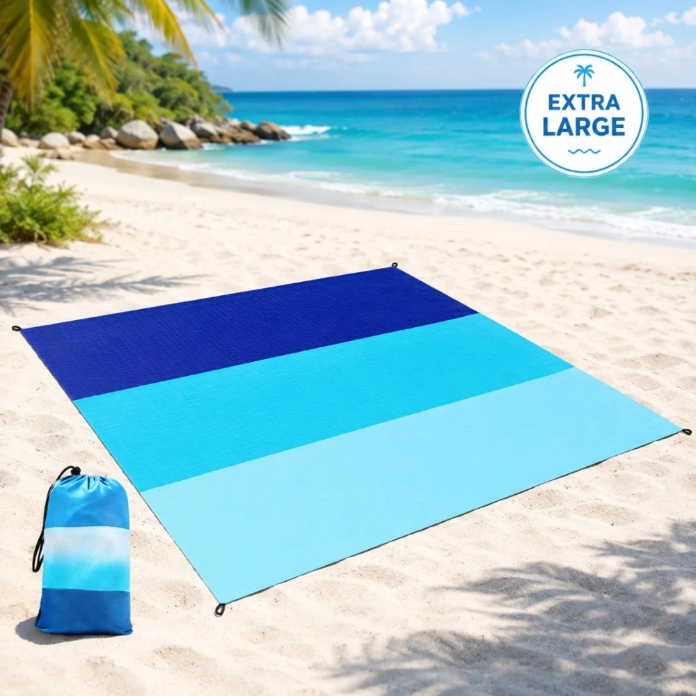 야외용 대형 모래 방지 방수 경량 비치 피크닉 매트,  - Outdoor Camping Rug Waterproof 리뷰 및 가격