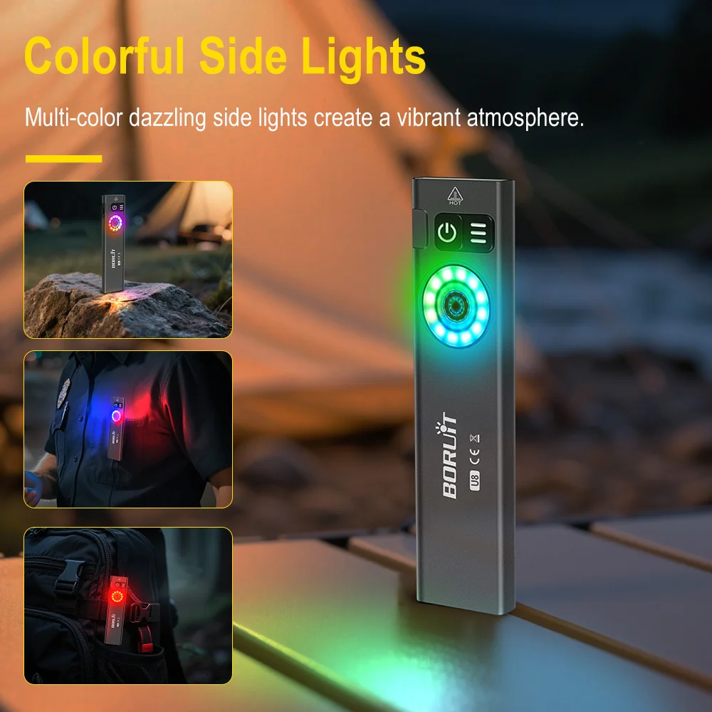 BORUiT U8 650LM EDC LED 손전등 타입 - Outdoor Camping Adventure 리뷰 및 가격