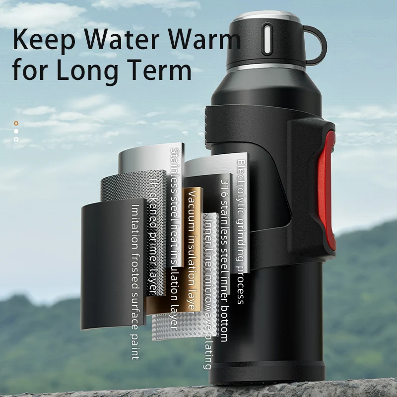 스테인리스 스틸 보온병 차 필터 포함 야외 휴대용 대용 - Outdoor Camping Water Jug 리뷰 및 가격