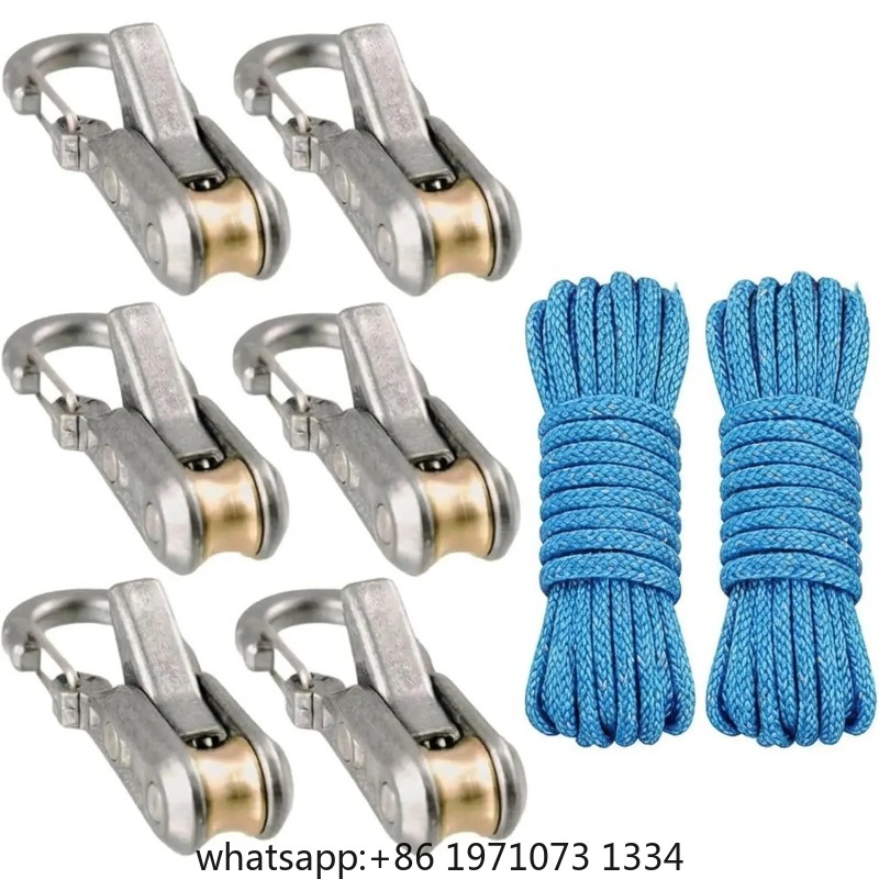 로프 롤러 6개 세트, 파라코드, 캠핑 텐트 라인, 아 - Outdoor Camping Gear 리뷰 및 가격