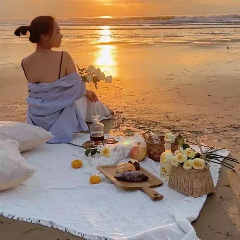 【CC】피크닉 담요 캠핑 담요 직조 소파 커버 식탁보  - Outdoor Camping Blanket 리뷰 및 가격
