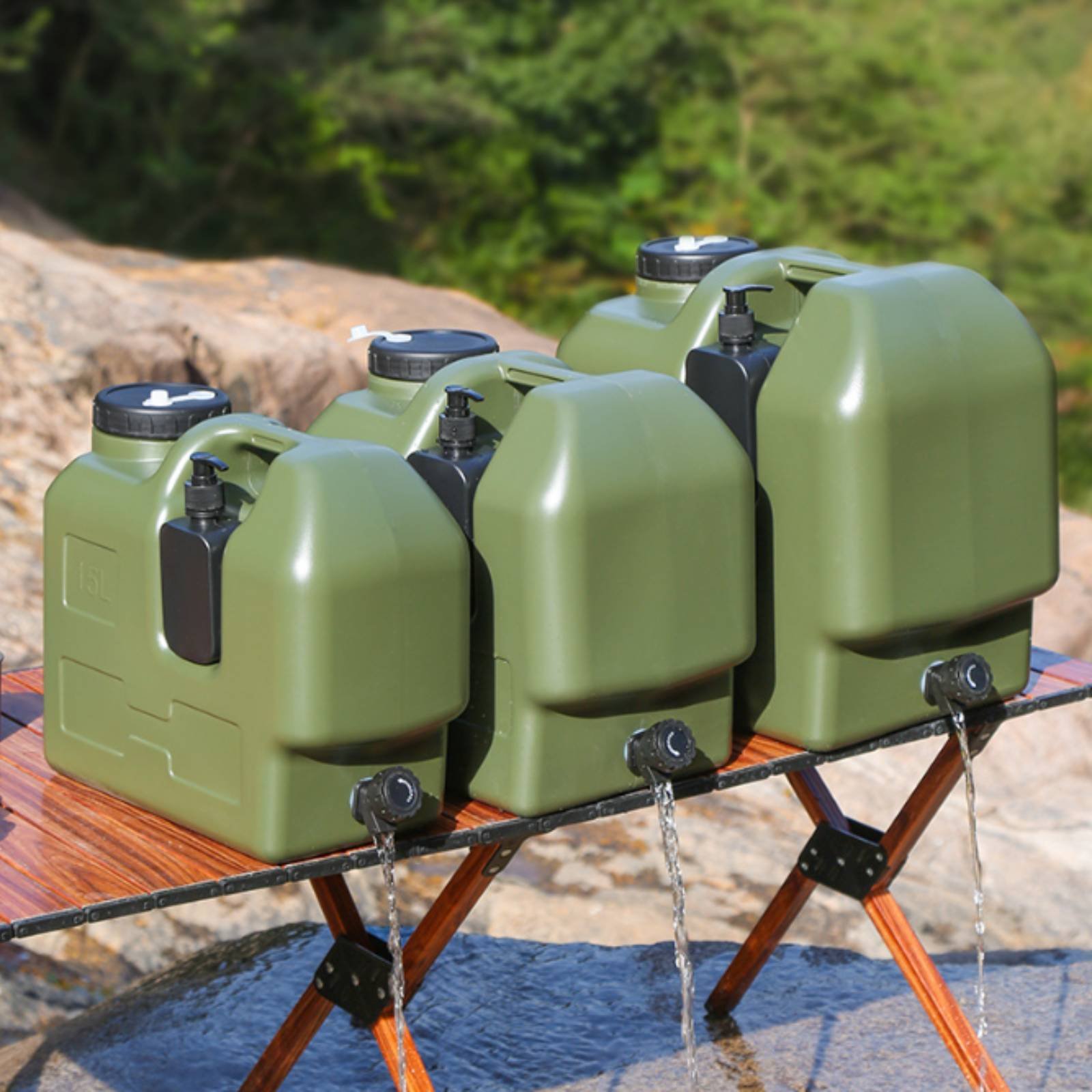 스피곳이 있는 물통 식품 등급 PE 캠핑용 물통 야외용 - Outdoor Camping Food 리뷰 및 가격