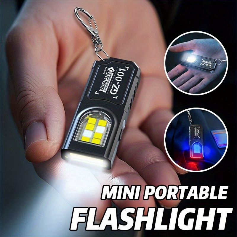 강력한 미니 COB LED 키체인 손전등 USB C 충 - Outdoor Camping Adventure 리뷰 및 가격