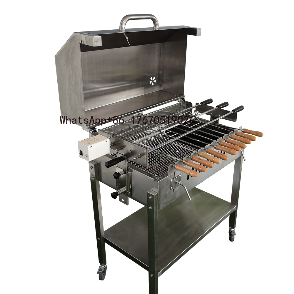 현대식 야외 대형 숯불 키프로스 푸쿠 로티세리 바베큐  - Outdoor Camping Trolley 리뷰 및 가격