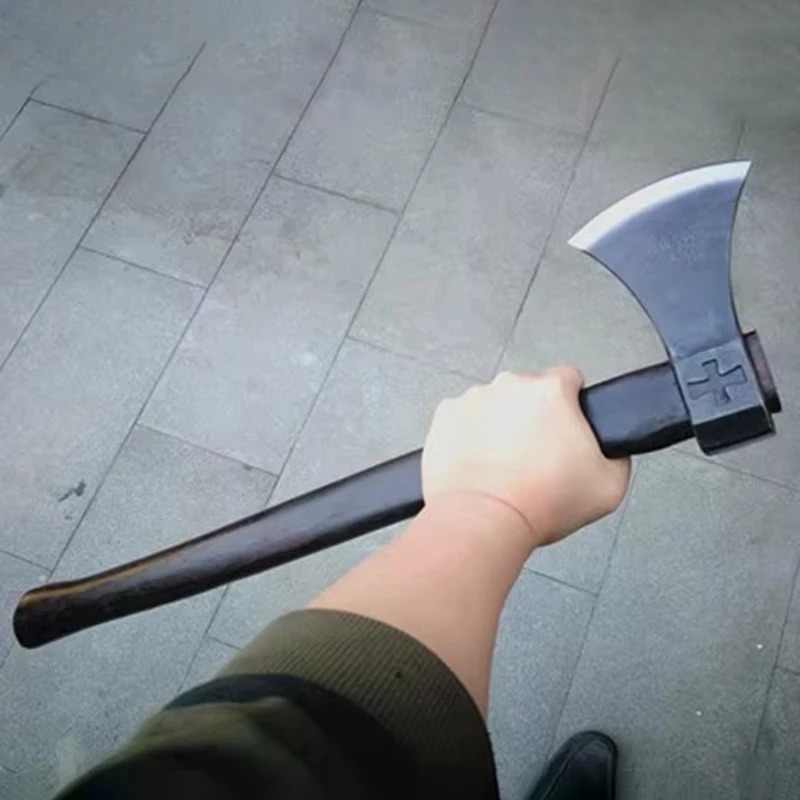 노르딕 토마호크 자기 방어용 단조 바이킹 도끼 나무 절 - Camp Axe Hatchet 리뷰 및 가격