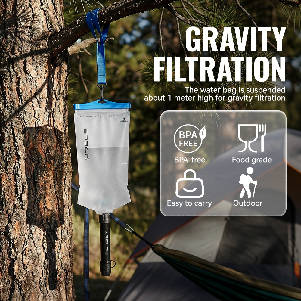 WRELS 야외 정수기 휴대용 직접 마시는 미니 정수  - Outdoor Camping Direct 리뷰 및 가격