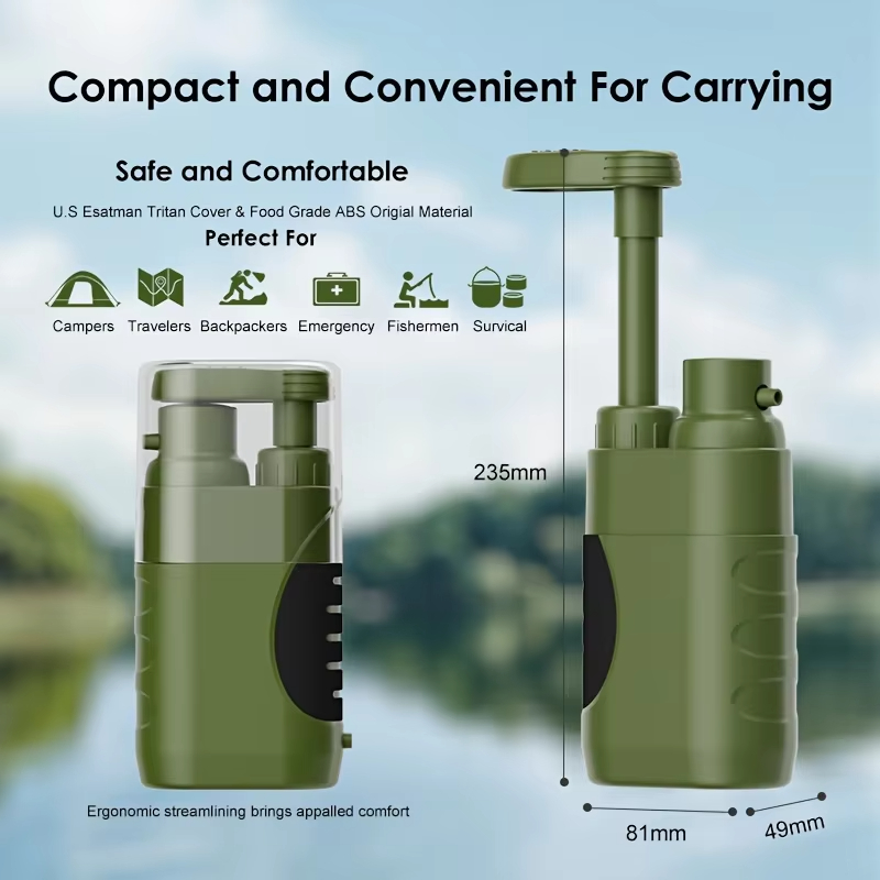 야외용 정수 필터 직접 마시는 휴대용 정수기 캠핑용 정 - Outdoor Camping Direct 리뷰 및 가격