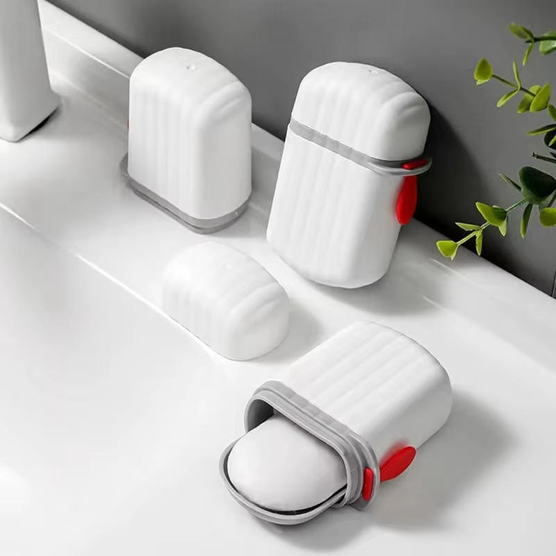 뚜껑이 밀봉되고 물 배출이 가능한 휴대용 비누통, 캠핑 - Outdoor Camping Bathroom 리뷰 및 가격