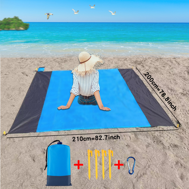 새로운 야외 캠핑 비치 매트, 방수, 접이식, 포켓 피 - Outdoor Camping Rug Waterproof 리뷰 및 가격