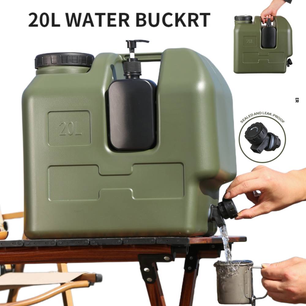 15/20L 휴대용 캠핑 물통 (수도꼭지 및 비누 디스 - Outdoor Camping Water Jug 리뷰 및 가격