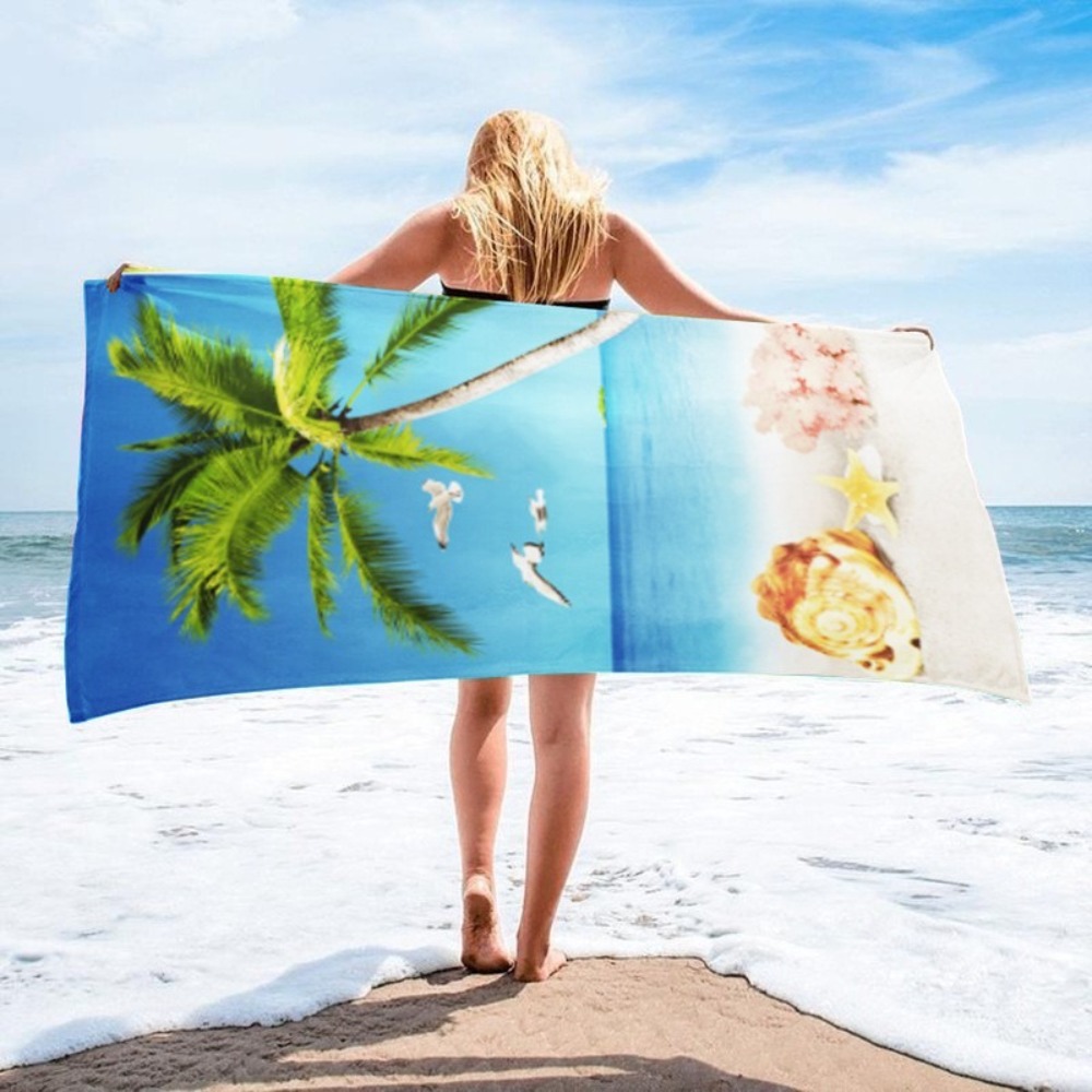 레오파드 프린트 목욕 타월 70x140CM 해변 수영  - Outdoor Camping Blanket 리뷰 및 가격