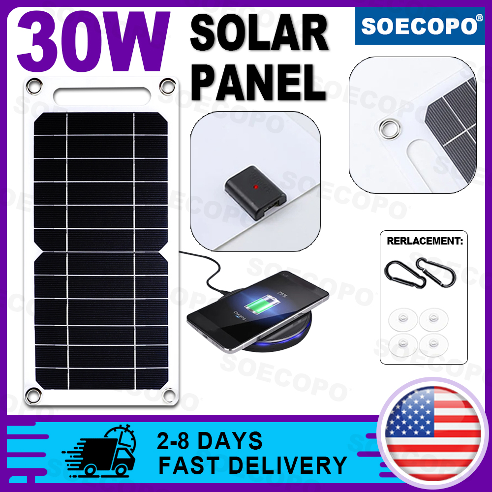 SOECOPO 30W 경량 플렉시블 태양광 패널 키트, - Outdoor Camping Warehouse 리뷰 및 가격