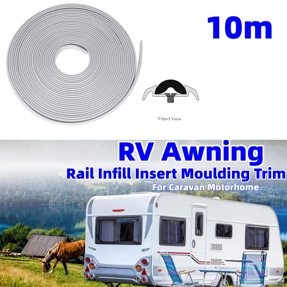 10m RV 어닝 레일 인필 인서트 몰딩 트림 헤르짐  - Outdoor Camping Gazebo 리뷰 및 가격