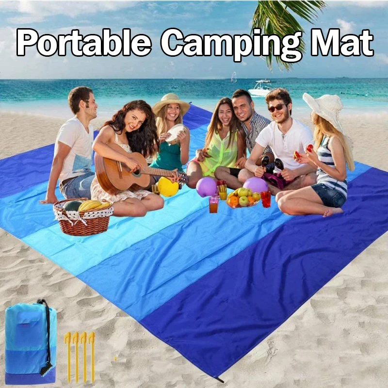 200*210cm 모래 방지 비치 담요 방수 비치 매트 - Outdoor Camping Rug Waterproof 리뷰 및 가격