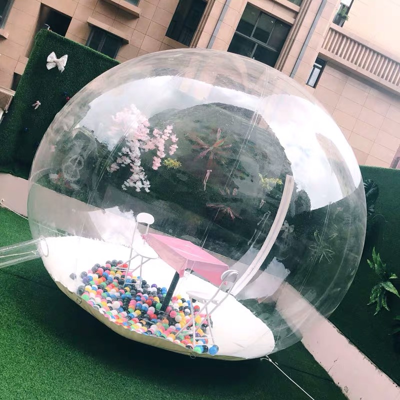 공기 주입식 버블 이글루 텐트, 360 ° 투명 돔,  - Outdoor Camping Exhibition 리뷰 및 가격