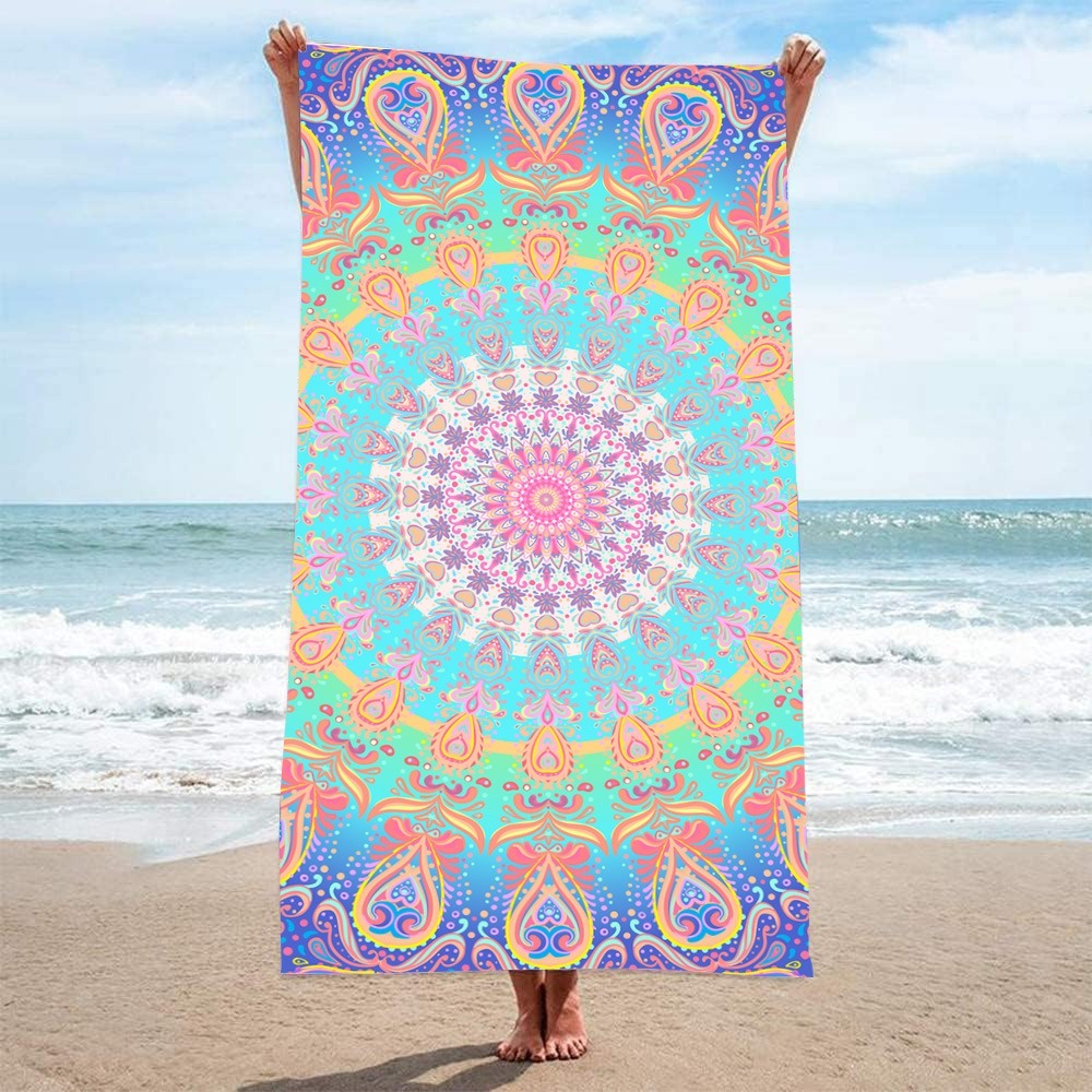 신비한 패턴 비치 타월 80x160CM 피트니스 해변  - Outdoor Camping Blanket 리뷰 및 가격