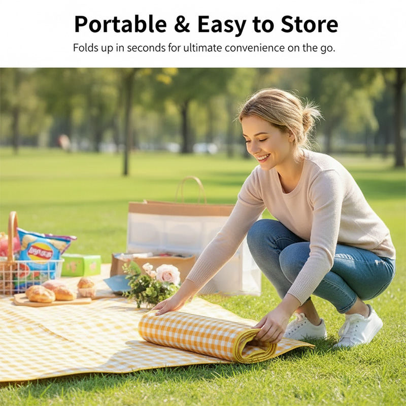 접이식 캠핑 매트 피크닉 담요 텐트 매트 해변 방수 매 - Outdoor Camping Rug Waterproof 리뷰 및 가격